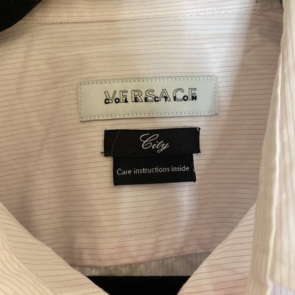 Authentic Versace striped button down! - Picture 2 of 7